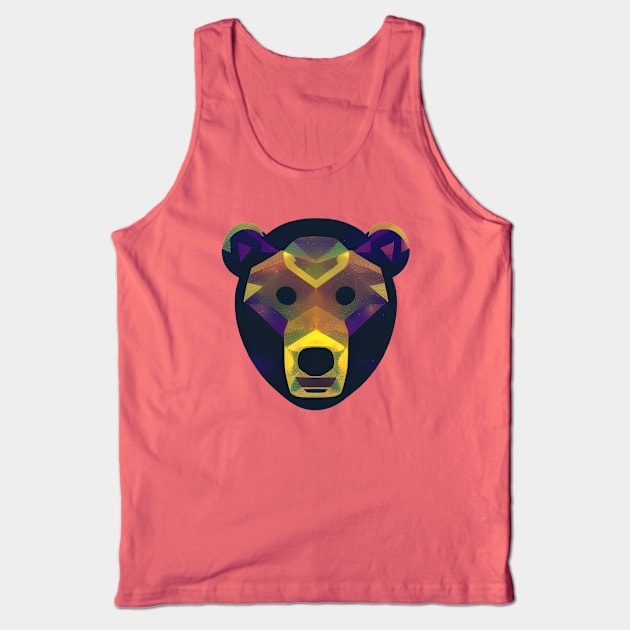 Galactic Galaxy Bear Tank Top by shanestillz